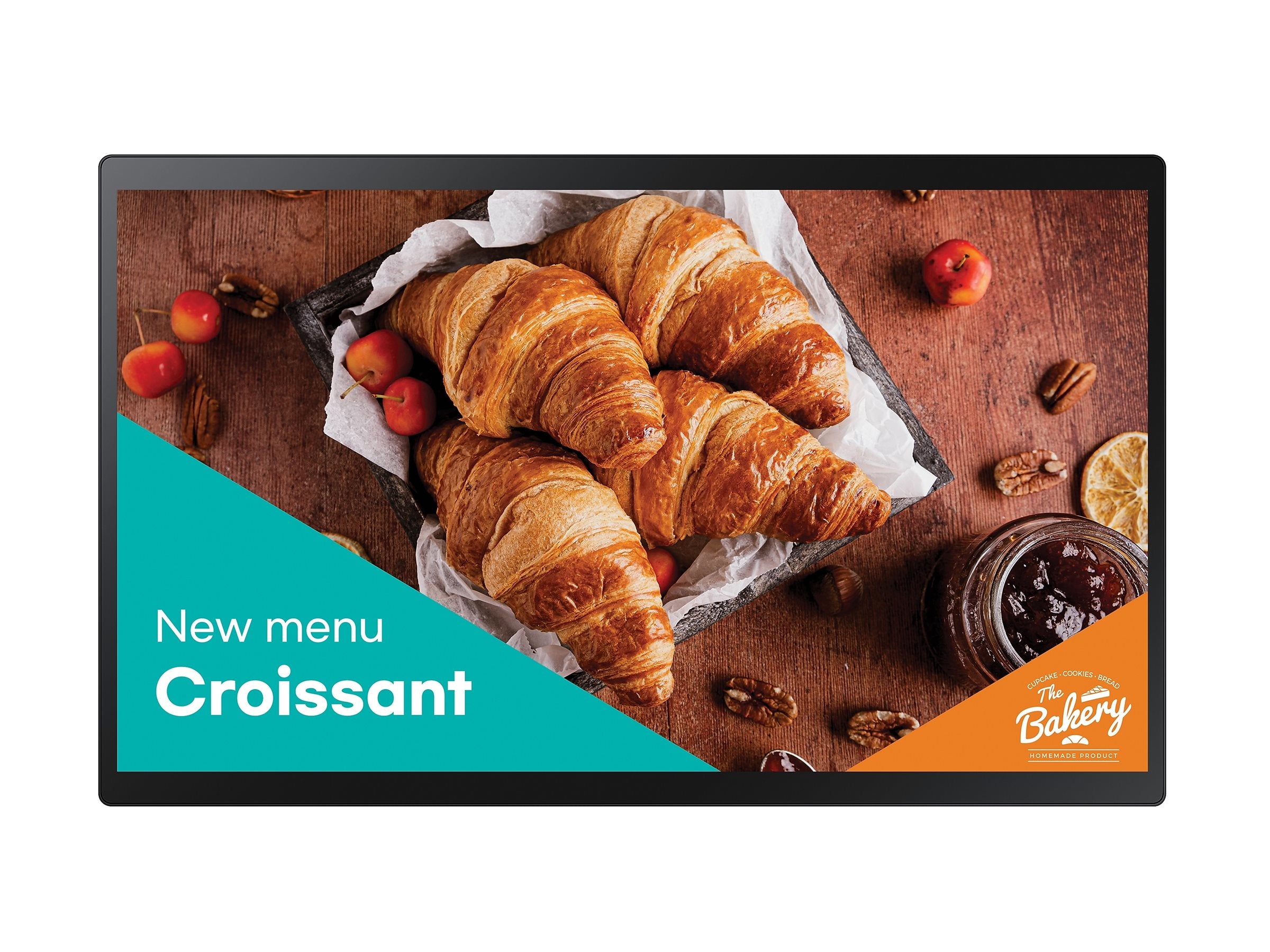 Samsung QB24C-T - 24 Diagonal Class (23.8" viewable) - QBC-T Series LED-backlit LCD display - interactive digital signage - with