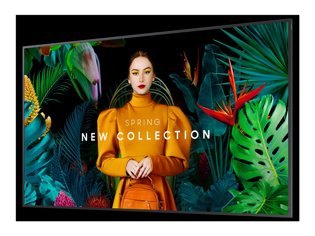 Samsung QB50C - 50 Diagonal Class QBC Series LED-backlit LCD display - Crystal UHD - digital signage - Tizen OS - 4K UHD (2160p)