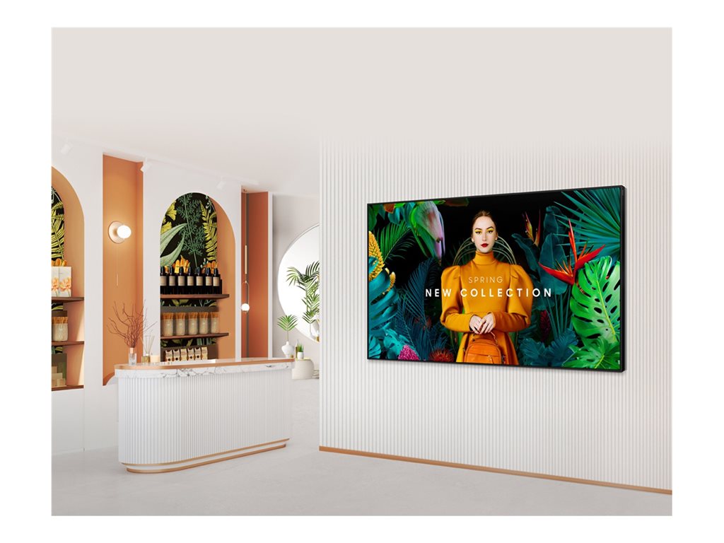Samsung QB50C - 50 Diagonal Class QBC Series LED-backlit LCD display - Crystal UHD - digital signage - Tizen OS - 4K UHD (2160p)