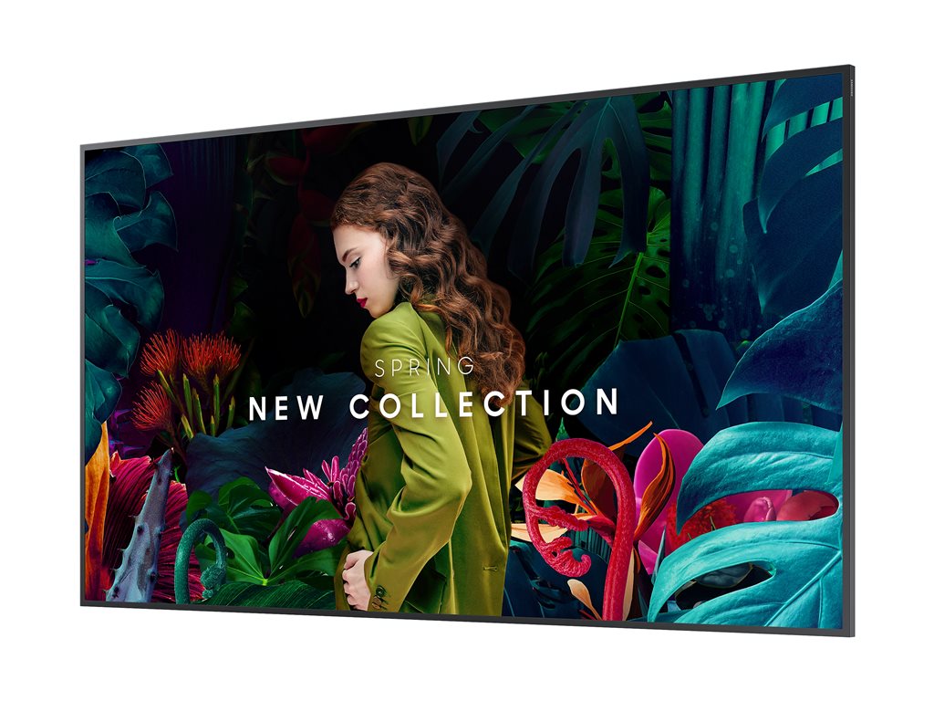 Samsung QB55C-N - 55 Diagonal Class QBC Series LED-backlit LCD display - Crystal UHD - digital signage - Tizen OS - 4K UHD (2160p)