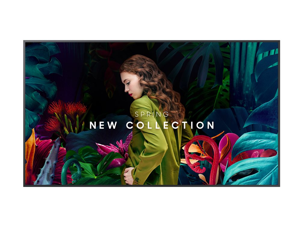 Samsung QB65C - 65 Diagonal Class QBC Series LED-backlit LCD display - Crystal UHD - digital signage - Tizen OS - 4K UHD (2160p)