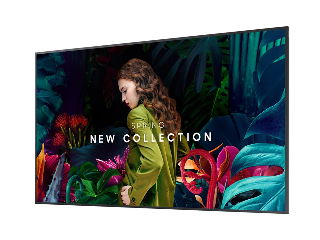 Samsung QB65C - 65 Diagonal Class QBC Series LED-backlit LCD display - Crystal UHD - digital signage - Tizen OS - 4K UHD (2160p)