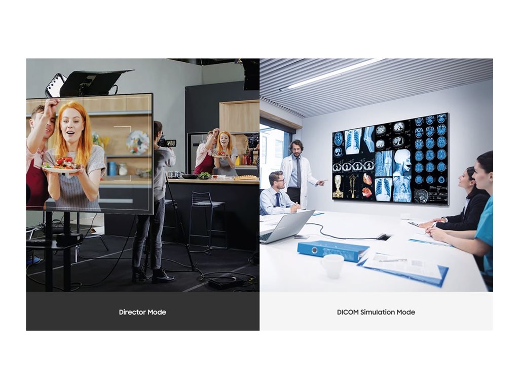 Samsung QB85C - 85 Diagonal Class QBC Series LED-backlit LCD display - Crystal UHD - digital signage - Tizen OS - 4K UHD (2160p)