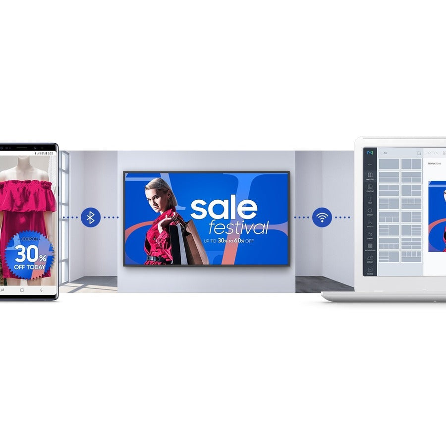 Samsung QBR QB50R Digital Signage Display LH50QBREBGCXGO