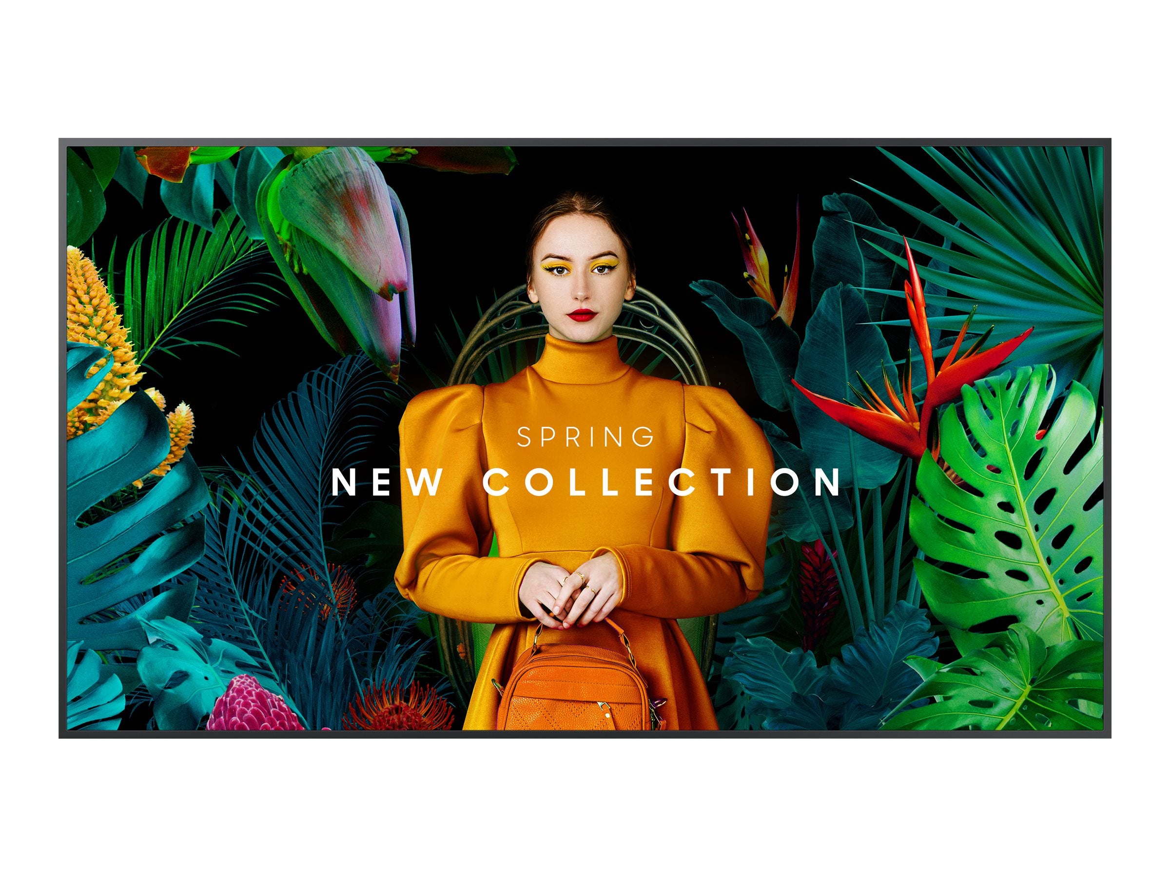 Samsung QH50C - 50 Diagonal Class (48.5" viewable) - QHC Series LED-backlit LCD display - Crystal UHD - digital signage - Tizen