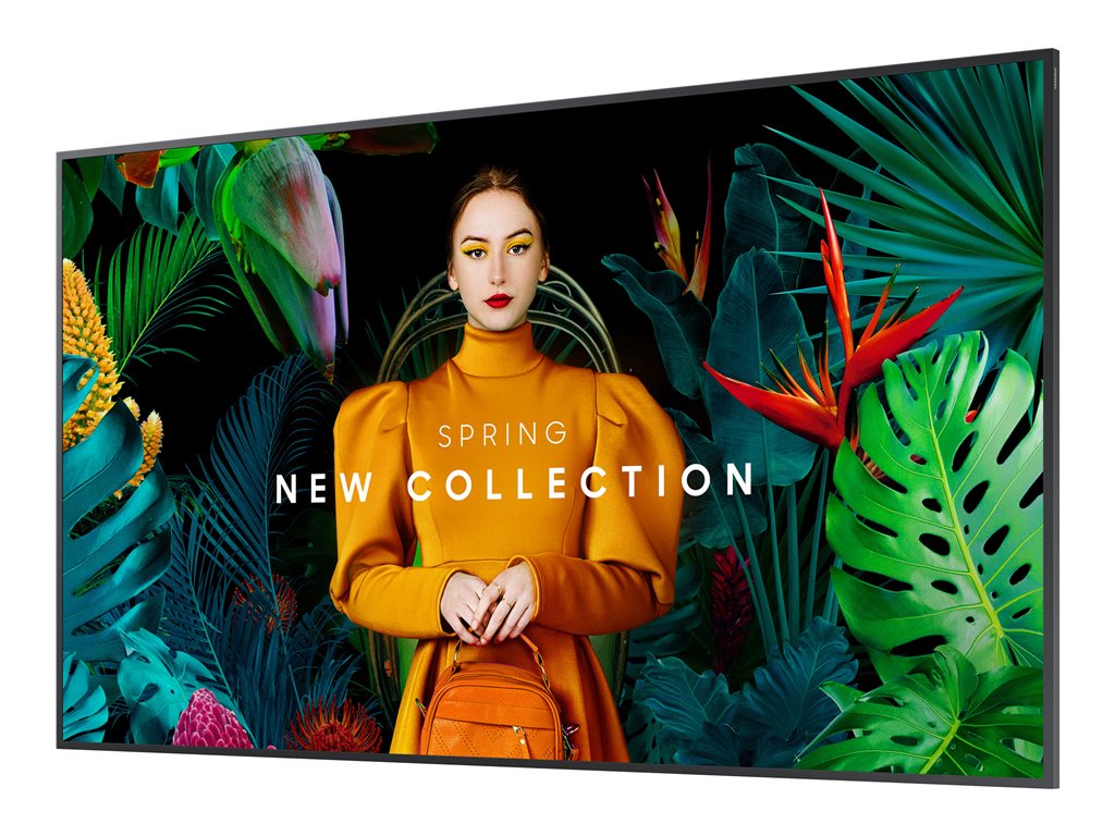 Samsung QH55C - 55 Diagonal Class (54.6" viewable) - QHC Series LED-backlit LCD display - Crystal UHD - digital signage - Tizen