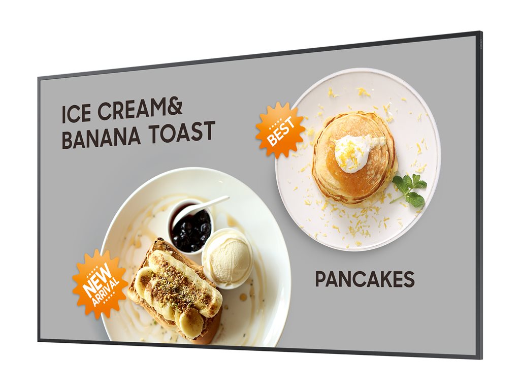 Samsung QM32C - 32 Diagonal Class QMC Series LED-backlit LCD display - Crystal UHD - digital signage - Tizen OS - 1080p 1920