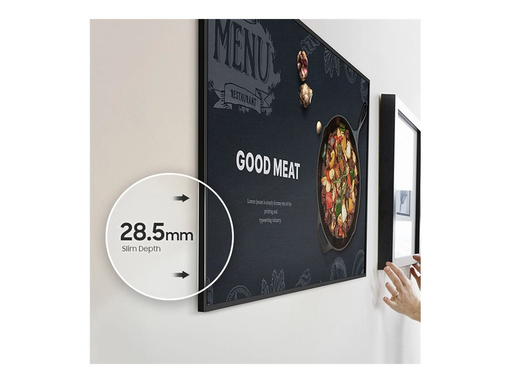 Samsung QM50C - 50 Diagonal Class (48.5" viewable) - QMC Series LED-backlit LCD display - digital signage - Tizen OS - 4K UHD