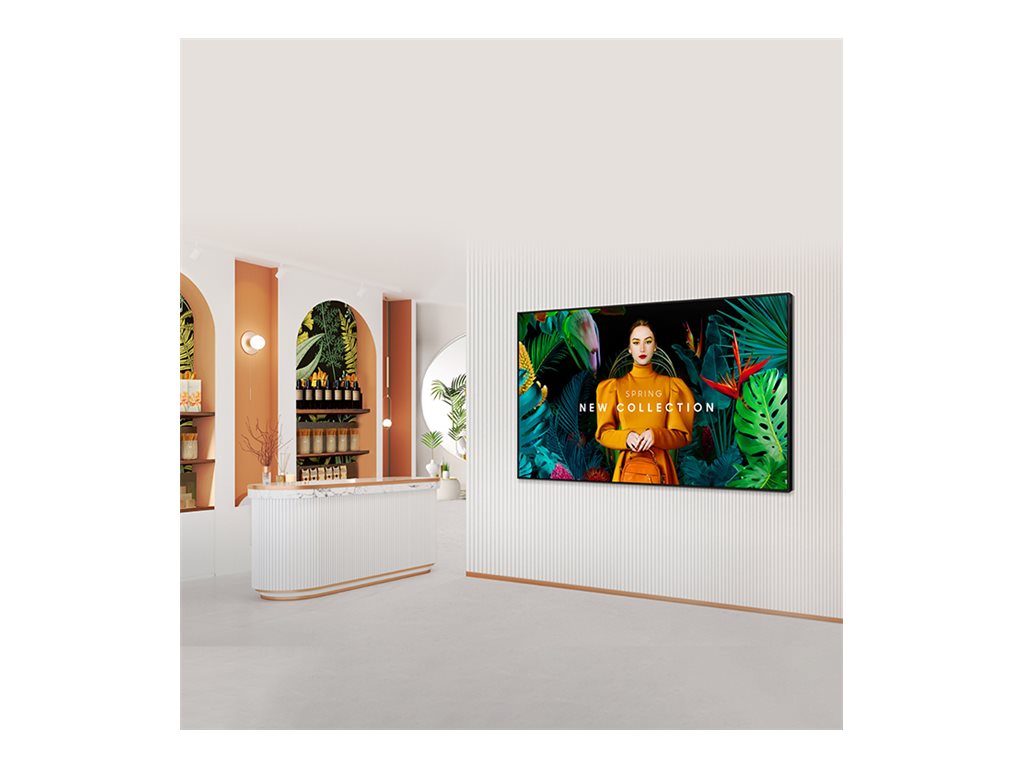 Samsung QM50C - 50 Diagonal Class (48.5" viewable) - QMC Series LED-backlit LCD display - digital signage - Tizen OS - 4K UHD