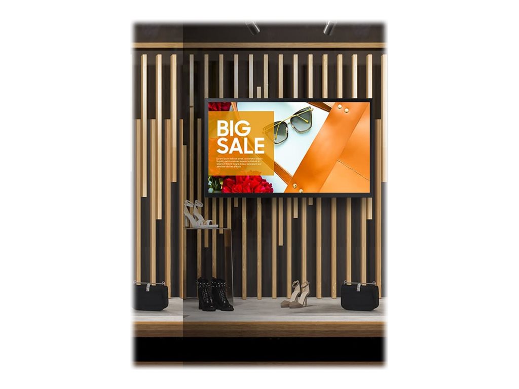 Samsung QM55B-T - 55 Diagonal Class (54.6" viewable) - QMB-T Series LED-backlit LCD display - digital signage - with touchscreen