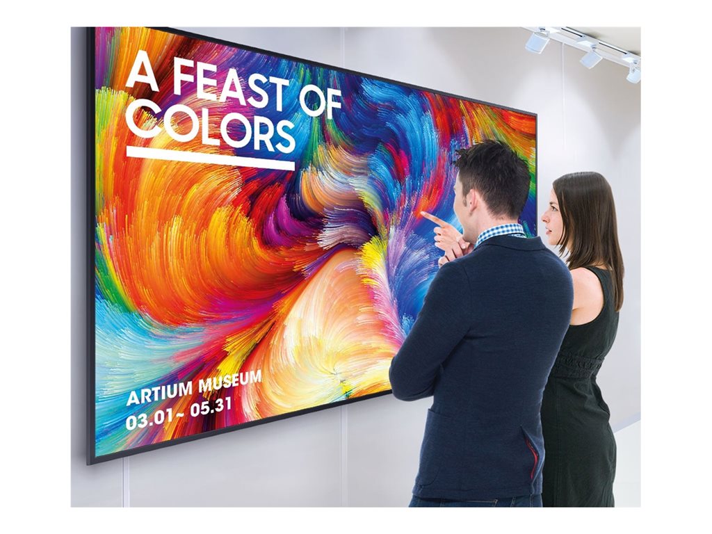 Samsung QM98T-B - 98 Diagonal Class QMT-B Series LED-backlit LCD display - digital signage - Tizen OS - 4K UHD (2160p) 3840 x