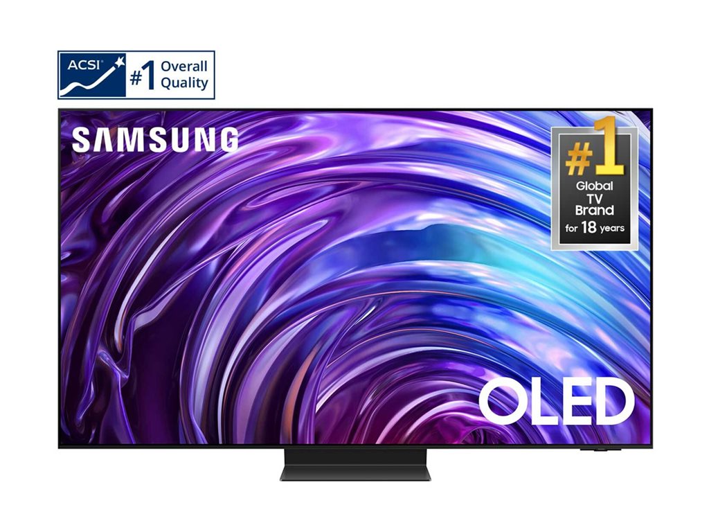 Samsung QN55S95DAF - 55 Diagonal Class (54.6" viewable) - S95D Series OLED TV - Smart TV - Tizen OS - 4K UHD (2160p) 3840 x 2160 QN55S95DAFXZA