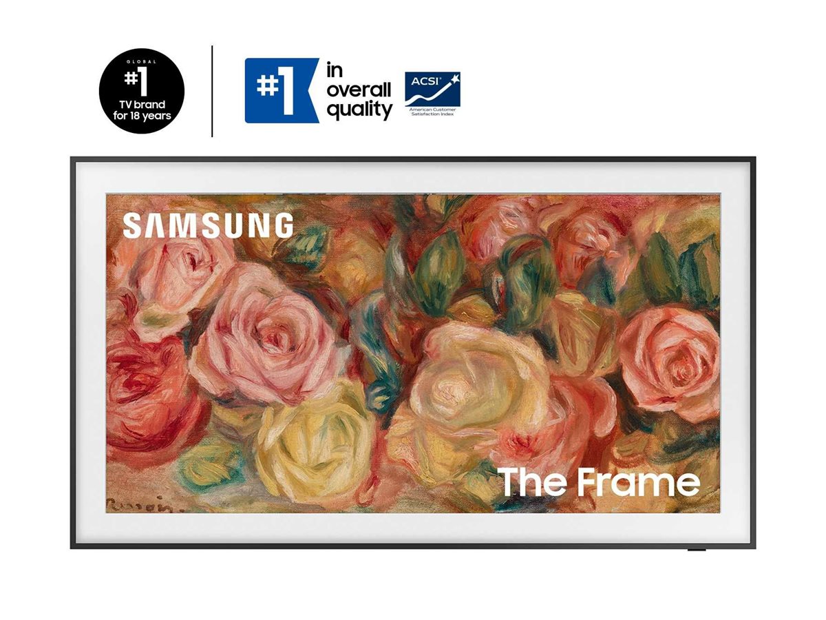 Samsung QN65LS03DAF - 65 Diagonal Class (64.5" viewable) - The Frame LS03D Series LED-backlit LCD TV - QLED - Smart TV - Tizen QN65LS03DAFXZA