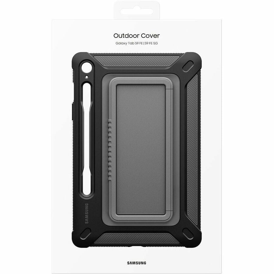 Samsung Rugged Carrying Case Samsung Galaxy Tab S9 FE Tablet Stylus - Black - Drop Resista