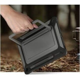 Samsung Rugged Carrying Case Samsung Galaxy Tab S9 FE Tablet Stylus - Black - Drop Resista