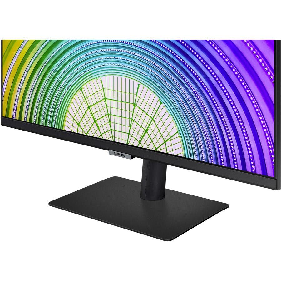 Samsung S24A600UCN 24 Class WQHD LCD Monitor - 16:9 - Black" LS24A600UCNXGO