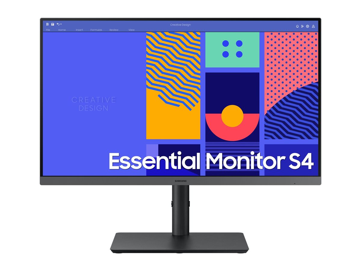Samsung S24C432GAN - S43GC Series - LED monitor - 24 - 1920 x 1080 Full HD (1080p) @ 100 Hz - IPS - 250 cd/mï¿½ - 1000:1 - 4