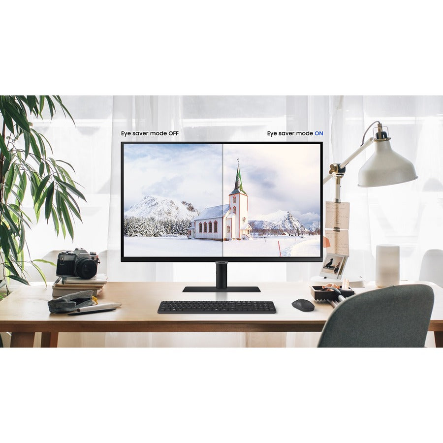 Samsung S27A600UUN 27 Class WQHD LCD Monitor - 16:9 - Black" LS27A600UUNXGO