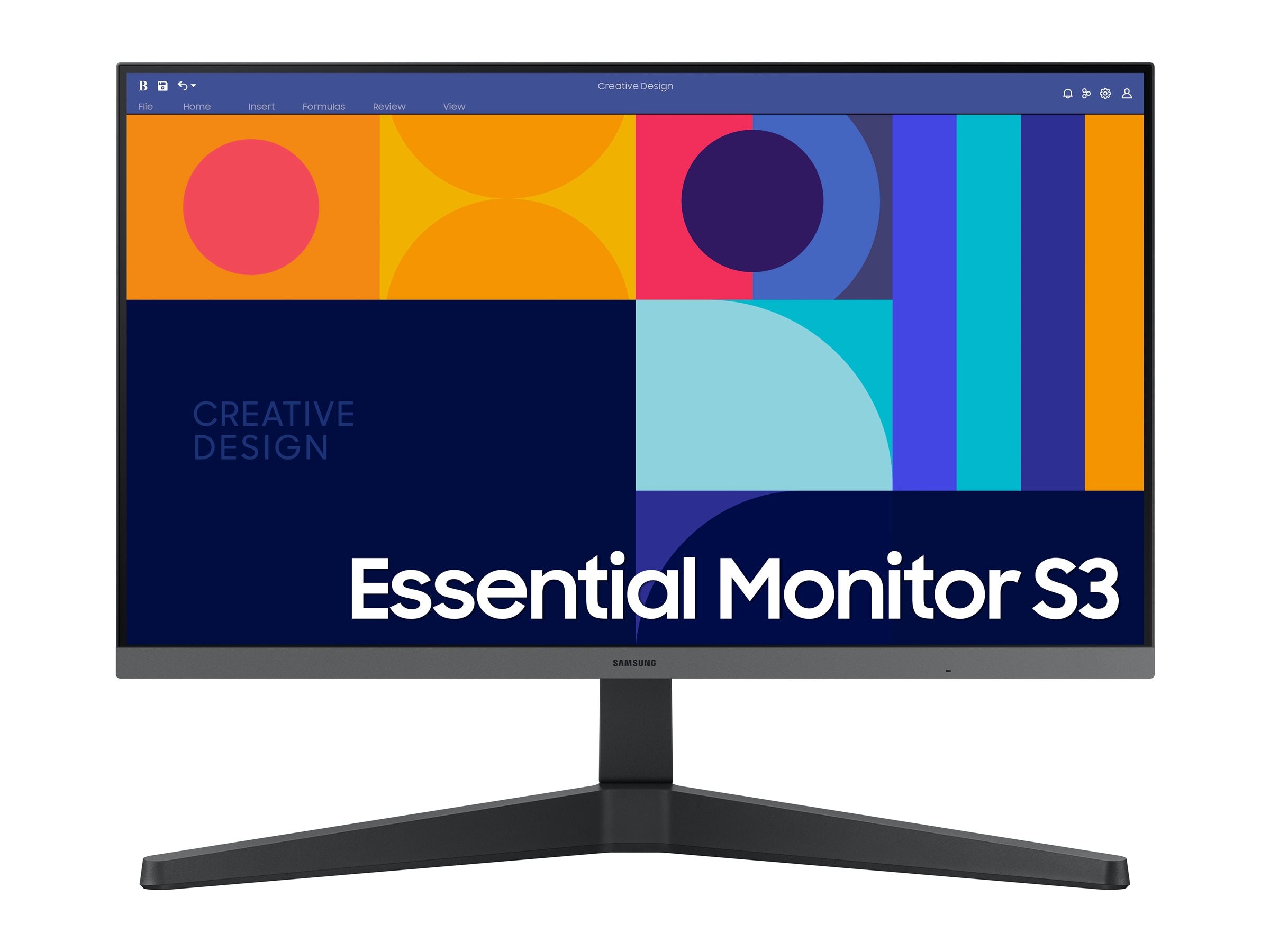 Samsung S27C332GAN - S33GC Series - LED monitor - 27 - 1920 x 1080 Full HD (1080p) @ 100 Hz - IPS - 250 cd/mï¿½ - 1000:1 - 4