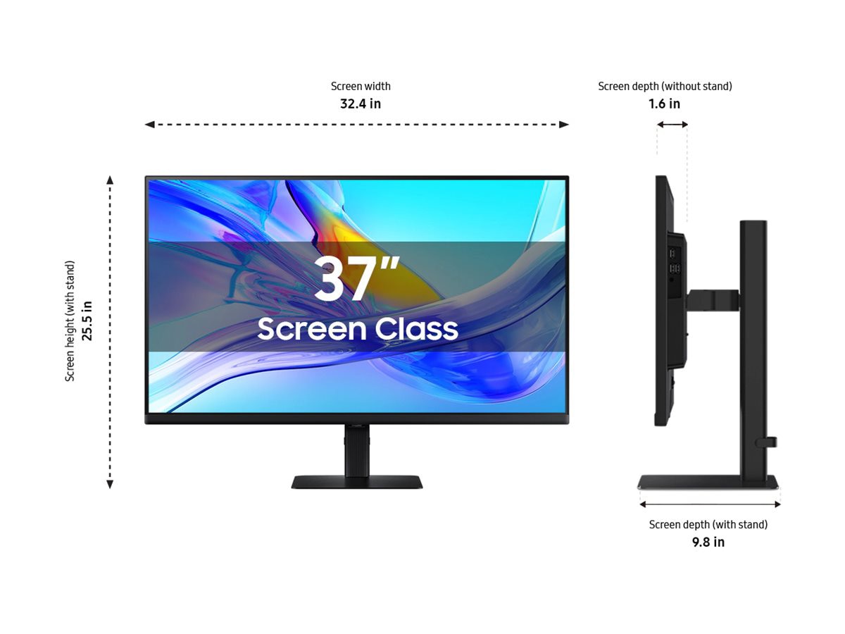 Samsung S37D804UAN 37" UHD 4K Monitor 5ms Response for Professionals