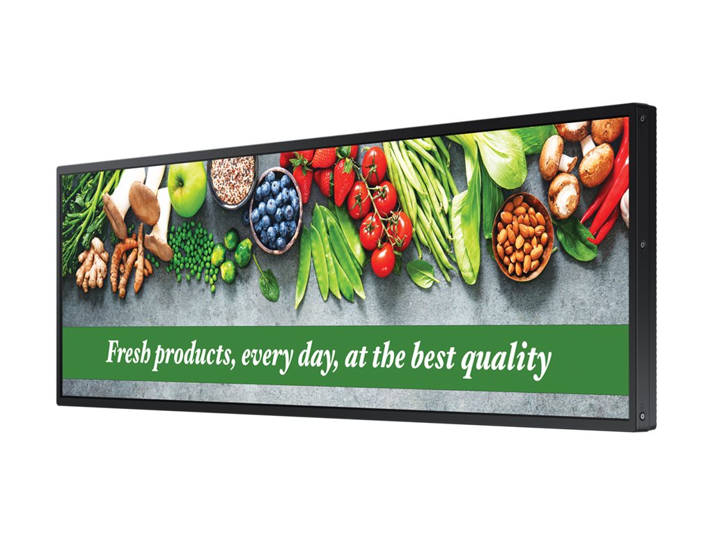 Samsung SH37C - 37 Diagonal Class SHC Series LED-backlit LCD display - digital signage - Tizen OS 1920 x 540 - black"