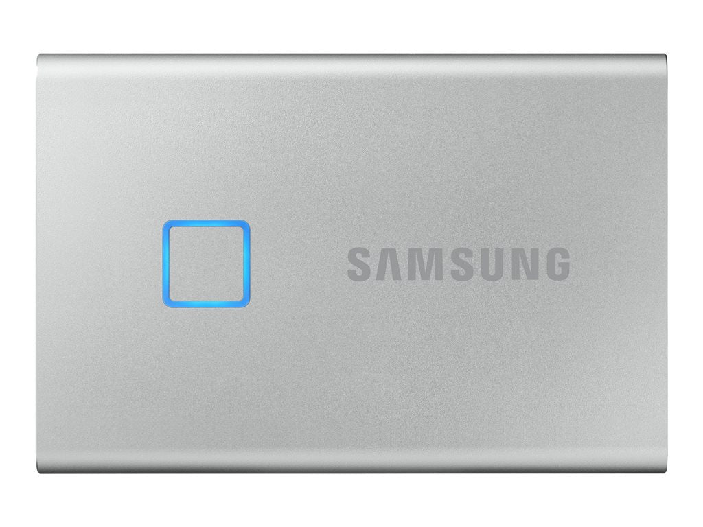 Samsung T7 Touch MU-PC500S - SSD - encrypted - 500 GB - external (portable) - USB 3.2 Gen 2 (USB-C connector) - 256-bit