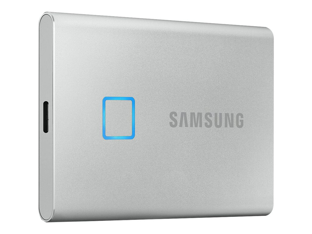 Samsung T7 Touch MU-PC500S - SSD - encrypted - 500 GB - external (portable) - USB 3.2 Gen 2 (USB-C connector) - 256-bit