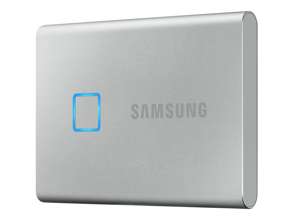 Samsung T7 Touch MU-PC500S - SSD - encrypted - 500 GB - external (portable) - USB 3.2 Gen 2 (USB-C connector) - 256-bit