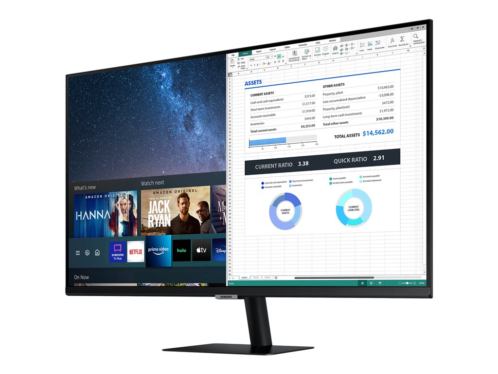 Samsung TDSourcing S27AM500NN - M50A Series - LED monitor - Smart - 27 - 1920 x 1080 Full HD (1080p) @ 60 Hz - VA - 250 cd/mï¿½ LS27AM500NNXZA