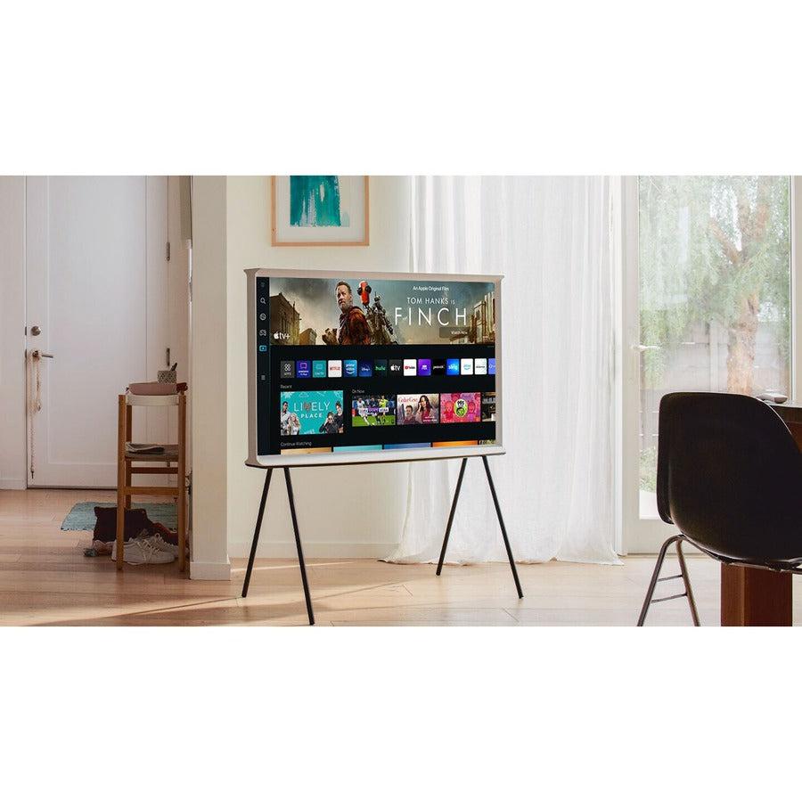 Samsung The Serif QN55LS01BAF 54.6" Smart LED-LCD TV 2022 - 4K UHDTV - Cloud White, Black