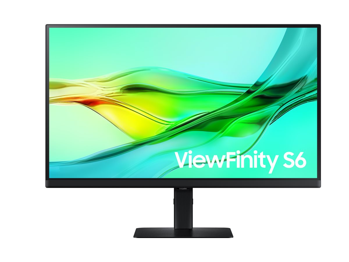 Samsung ViewFinity S6 S27D606UAN - S60UD Series - LED monitor - USB - 27 - 2560 x 1440 QHD @ 100 Hz - IPS - 350 cd/mï¿½ - 1000:1