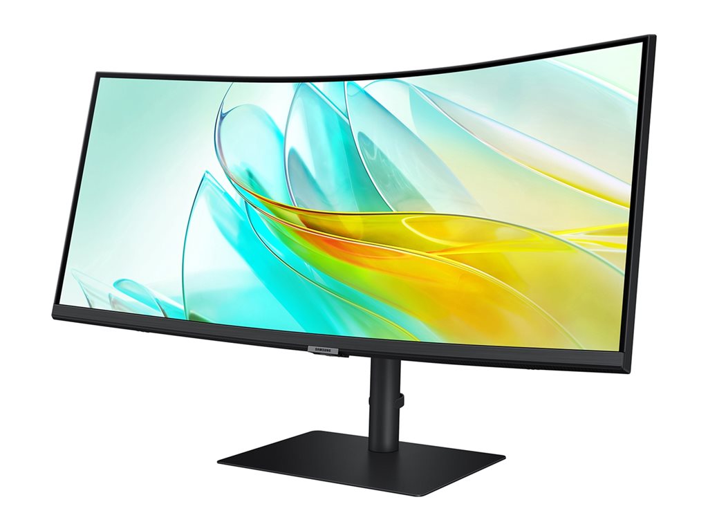 Samsung ViewFinity S6 S34C654UAN - S65UC Series - LED monitor - curved - 34 - 3440 x 1440 UWQHD @ 100 Hz - VA - 350 cd/mï¿½ -