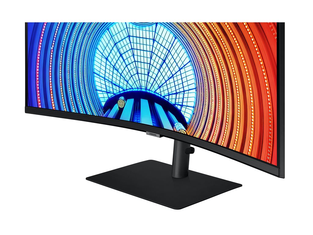 Samsung ViewFinity S6 S34C654VAN - S65VC Series - LED monitor - curved - 34 - 3440 x 1440 UWQHD @ 100 Hz - VA - 350 cd/mï¿½ -