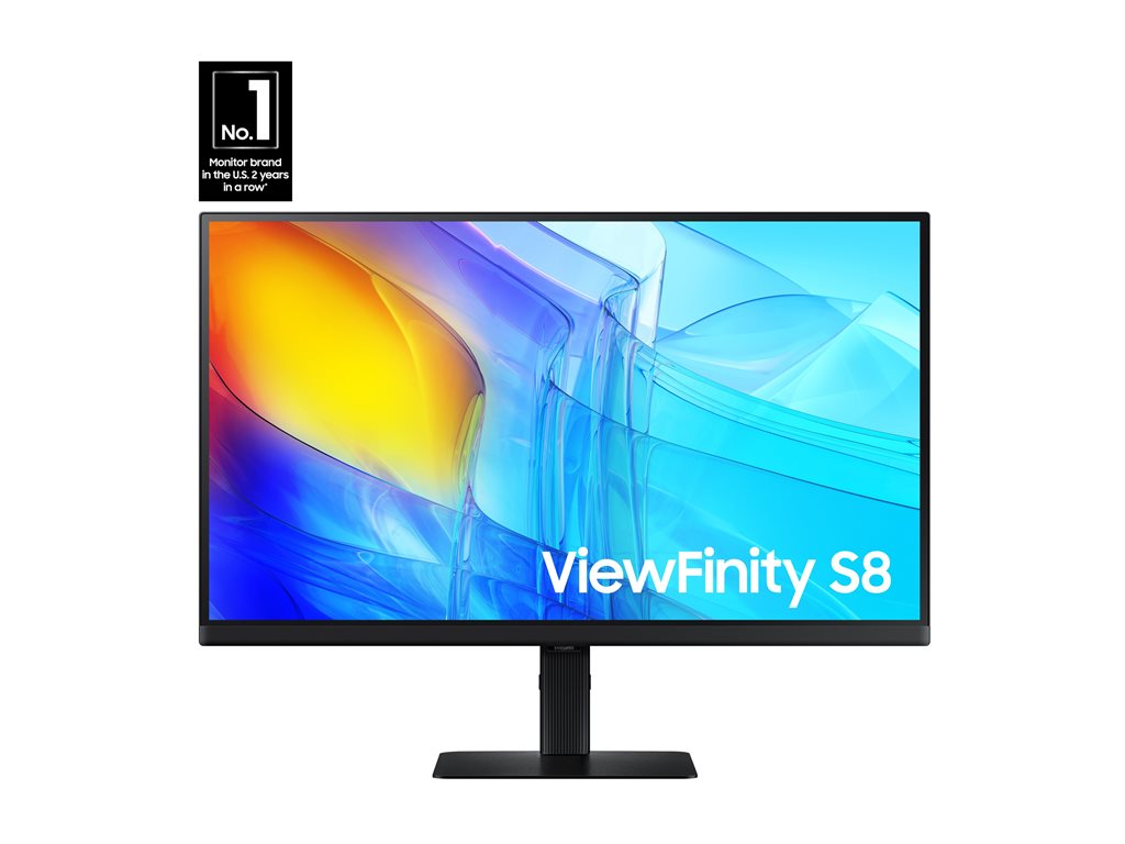 Samsung ViewFinity S8 S27D806EAN - S80D Series - LED monitor - 27 - 3840 x 2160 UHD @ 60 Hz - IPS - 350 cd/mï¿½ - 1000:1