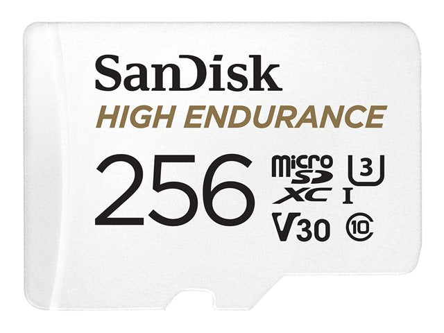 SanDisk High Endurance 256GB microSD Card UHS-I 100MB/s for Dash Cams