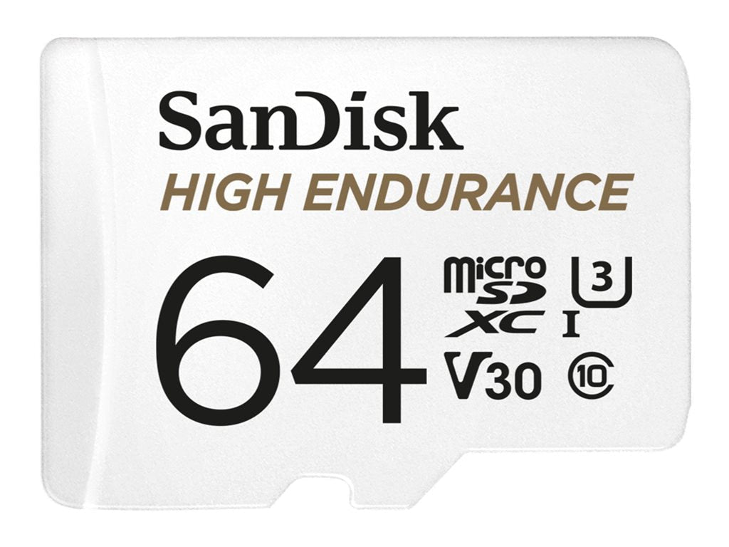 SanDisk High Endurance 64GB microSD Card UHS-I 100MB/s for Dash Cams