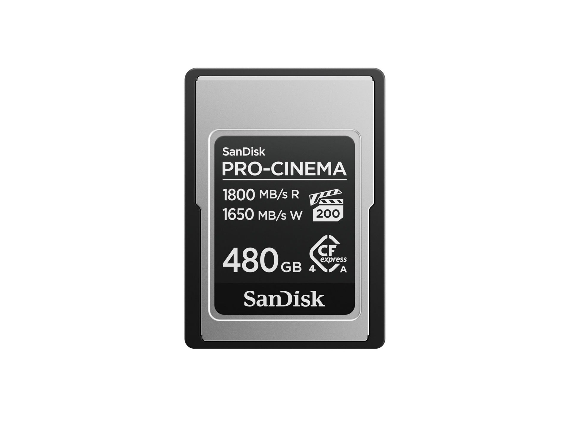 SanDisk PRO-CINEMA CFexpress Type A Card 480GB 1800MB/s for Pros