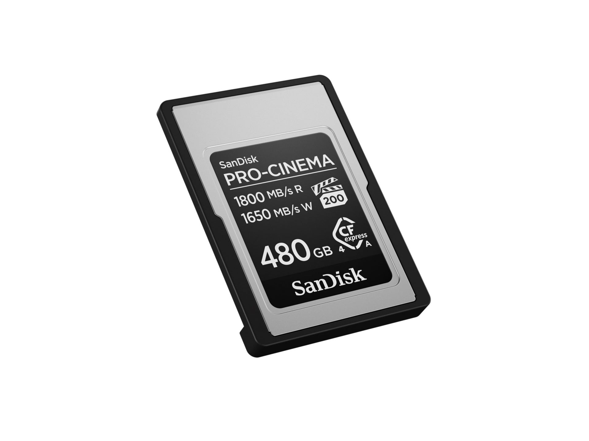 SanDisk PRO-CINEMA CFexpress Type A Card 480GB 1800MB/s for Pros