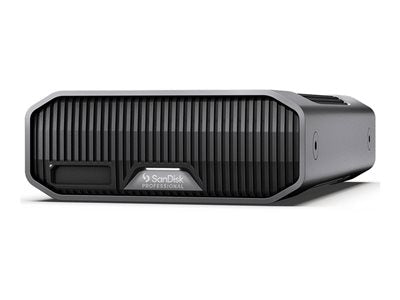 SanDisk Professional G-DRIVE PROJECT - Hard drive - Enterprise - 12 TB - external (desktop) - USB 3.2 Gen 2 / Thunderbolt 3 (USB-C SDPHG1H-012T-NBAAD
