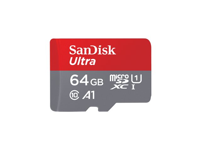 SanDisk Ultra 64GB microSD UHS-I 140MB/s Fast Storage Card