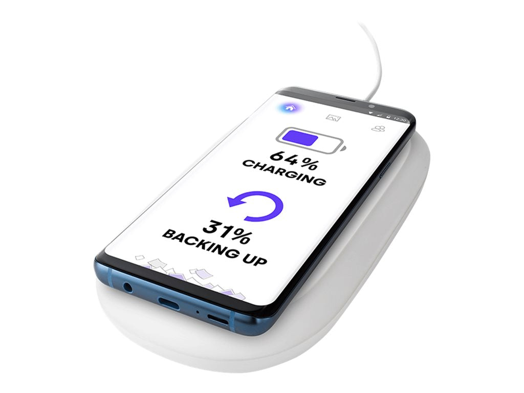 SanDisk iXpand Wireless Charger - USB flash drive with built-in charger - 256 GB SDIZ90N-256G-AN4LE