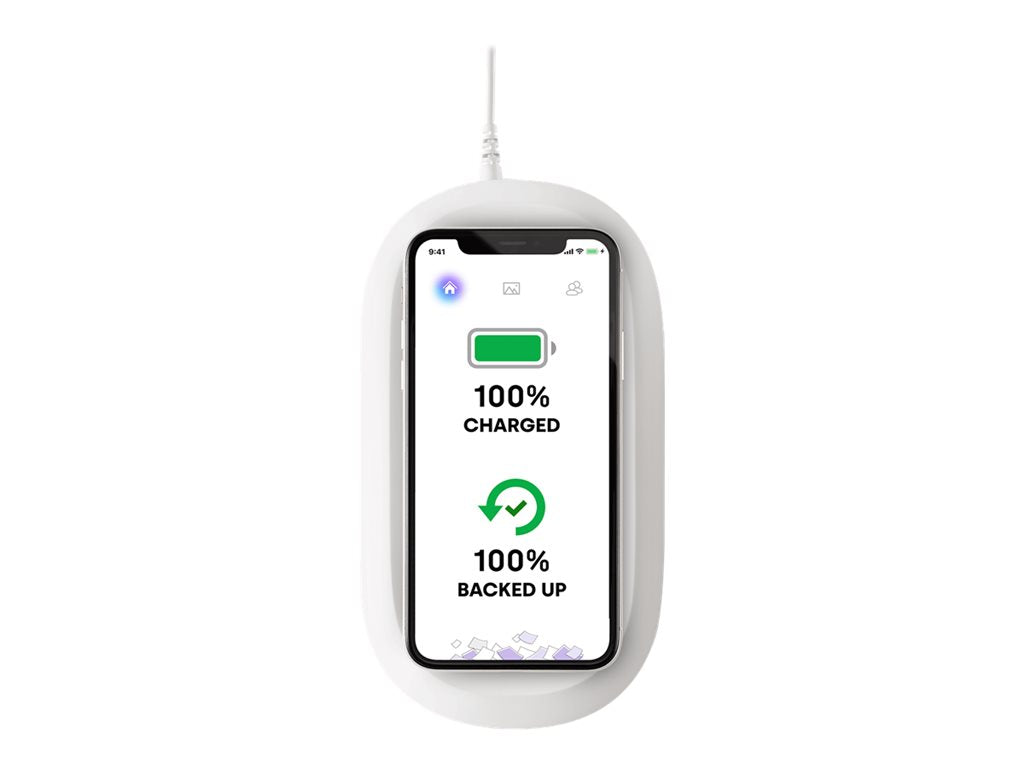 SanDisk iXpand Wireless Charger - USB flash drive with built-in charger - 256 GB SDIZ90N-256G-AN4LE