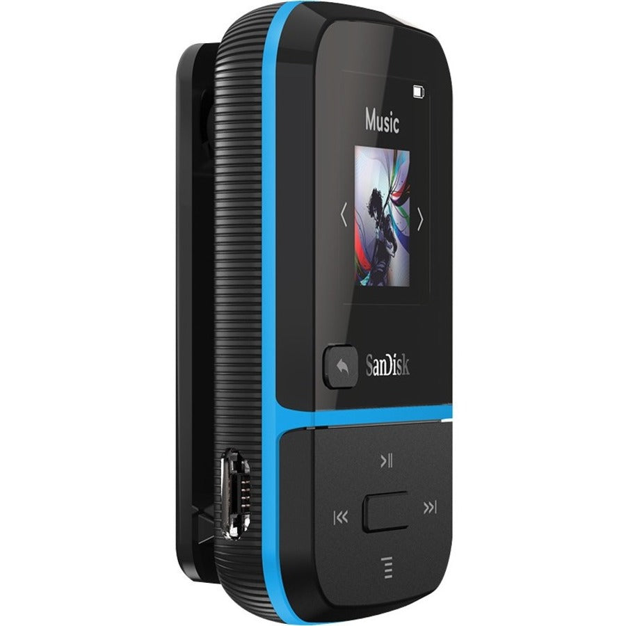 Sandisk Clip Sport Go 32 Gb Flash Mp3 Player - Blue