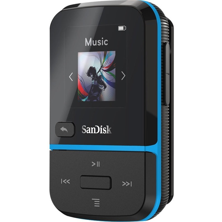 Sandisk Clip Sport Go 32 Gb Flash Mp3 Player - Blue