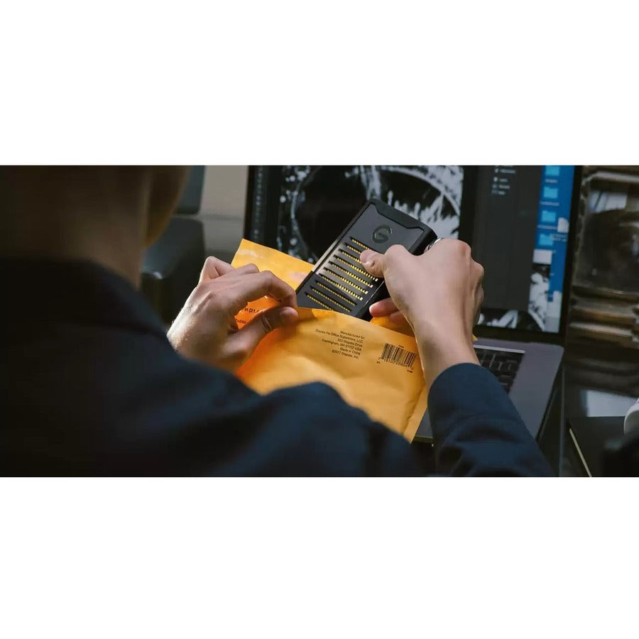 SanDisk Professional G-DRIVE ArmorLock SDPS41A-002T-GBANB 2 TB Portable Rugged Solid State Drive - M.2 External