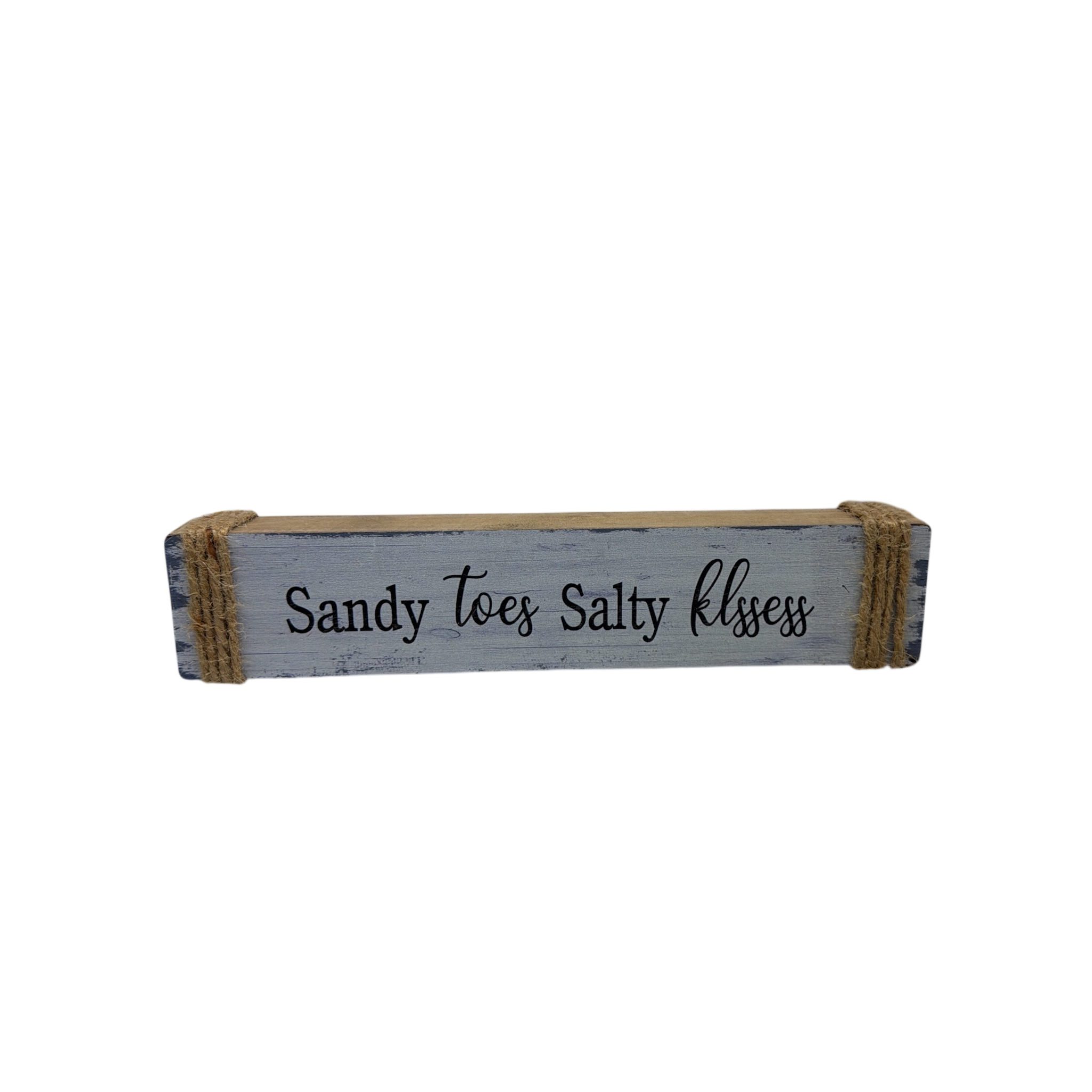 Sandy Toes Salty Kisses Shelf Sitter