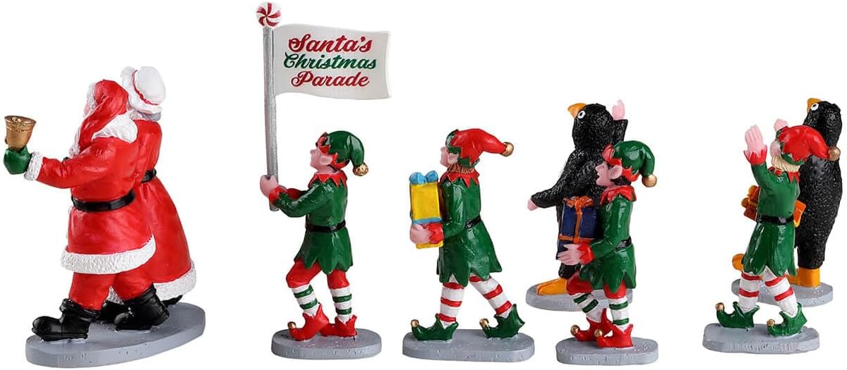Santa's Elf Parade Set of 7