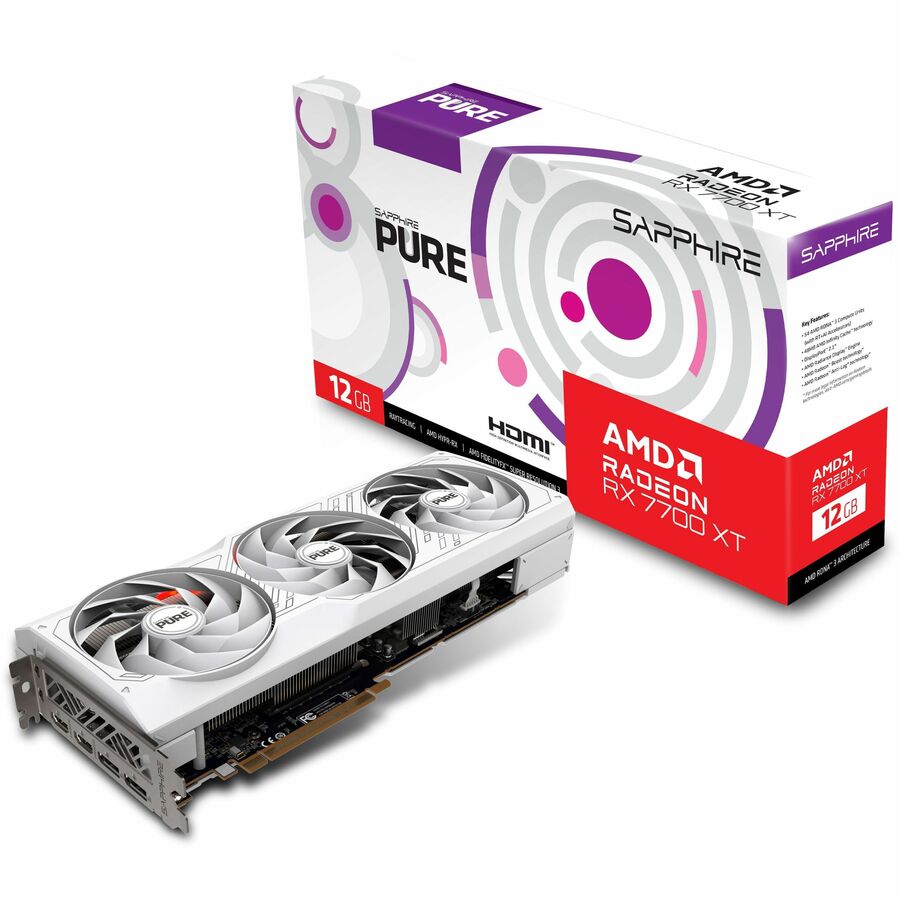 Sapphire AMD Radeon RX 7700 XT Graphic Card - 12 GB GDDR6