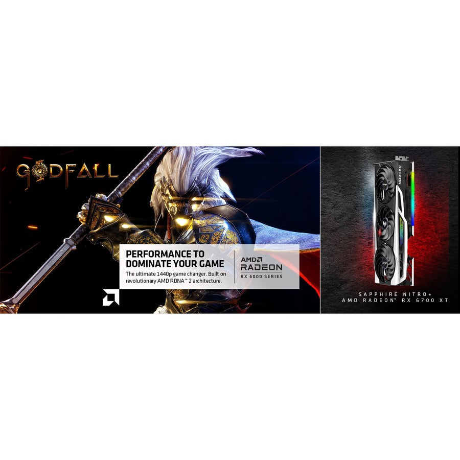 Sapphire Amd Radeon Rx 6700 Xt Graphic Card - 12 Gb Gddr6 11306-01-20G