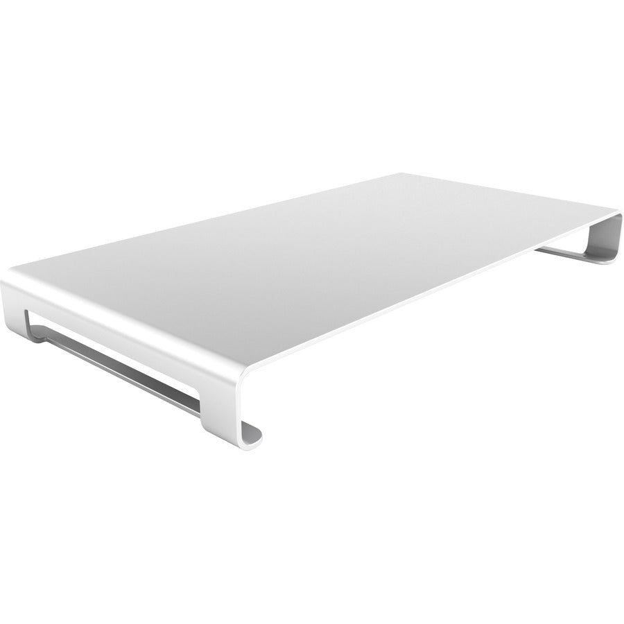 Satechi Aluminum Monitor Stand (Silver) - 31 lb Load Capacity - Desktop - Metallic Silver